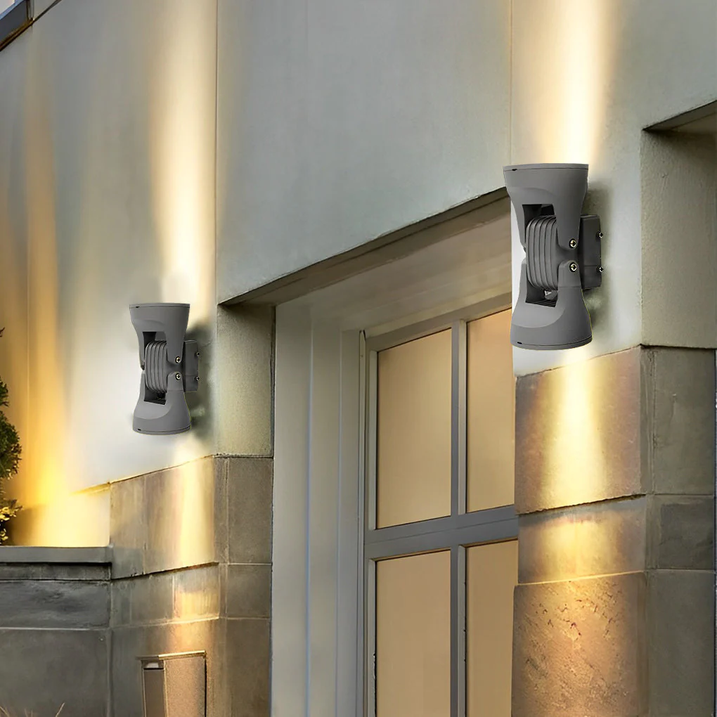 Kylan Rotating Heads LED Outdoor Wall Light