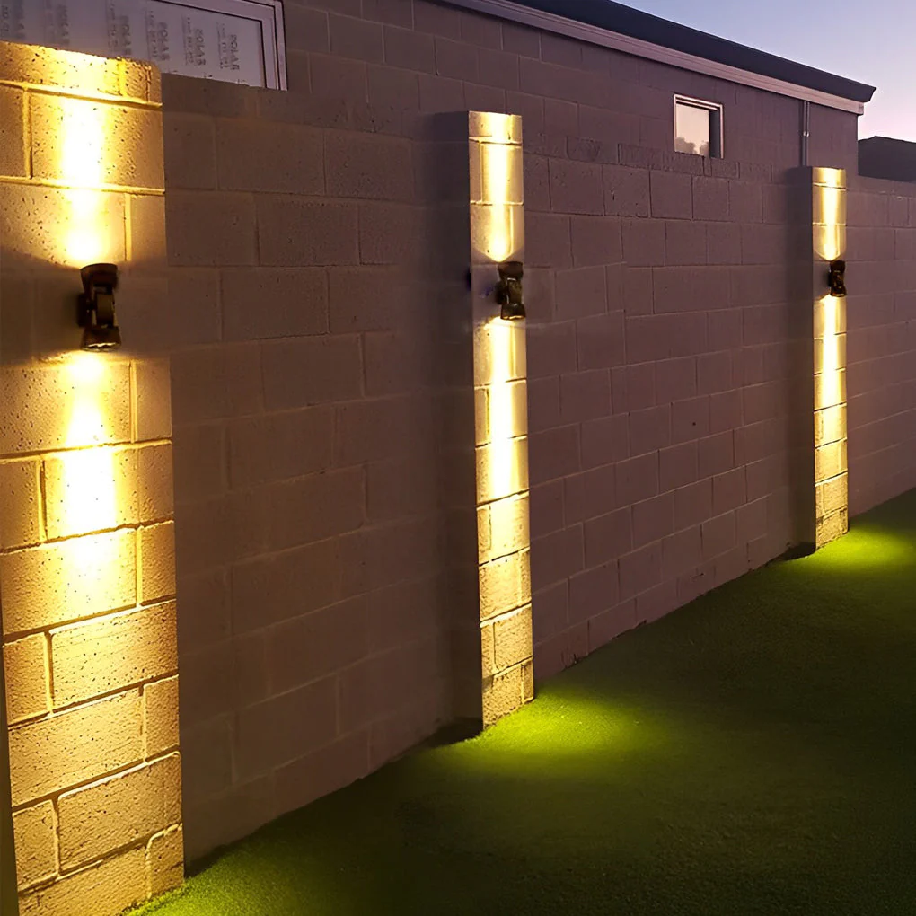 Kylan Rotating Heads LED Outdoor Wall Light - Image 6
