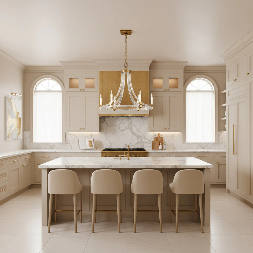 Lalume Contemporary Crystal Chandelier - Image 3