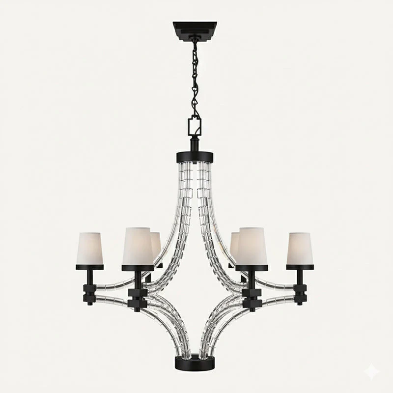 Lalume Contemporary Crystal Chandelier - Image 32