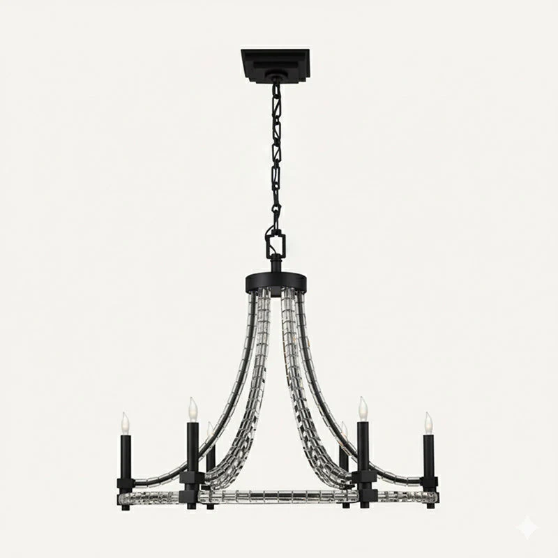 Lalume Contemporary Crystal Chandelier - Image 36
