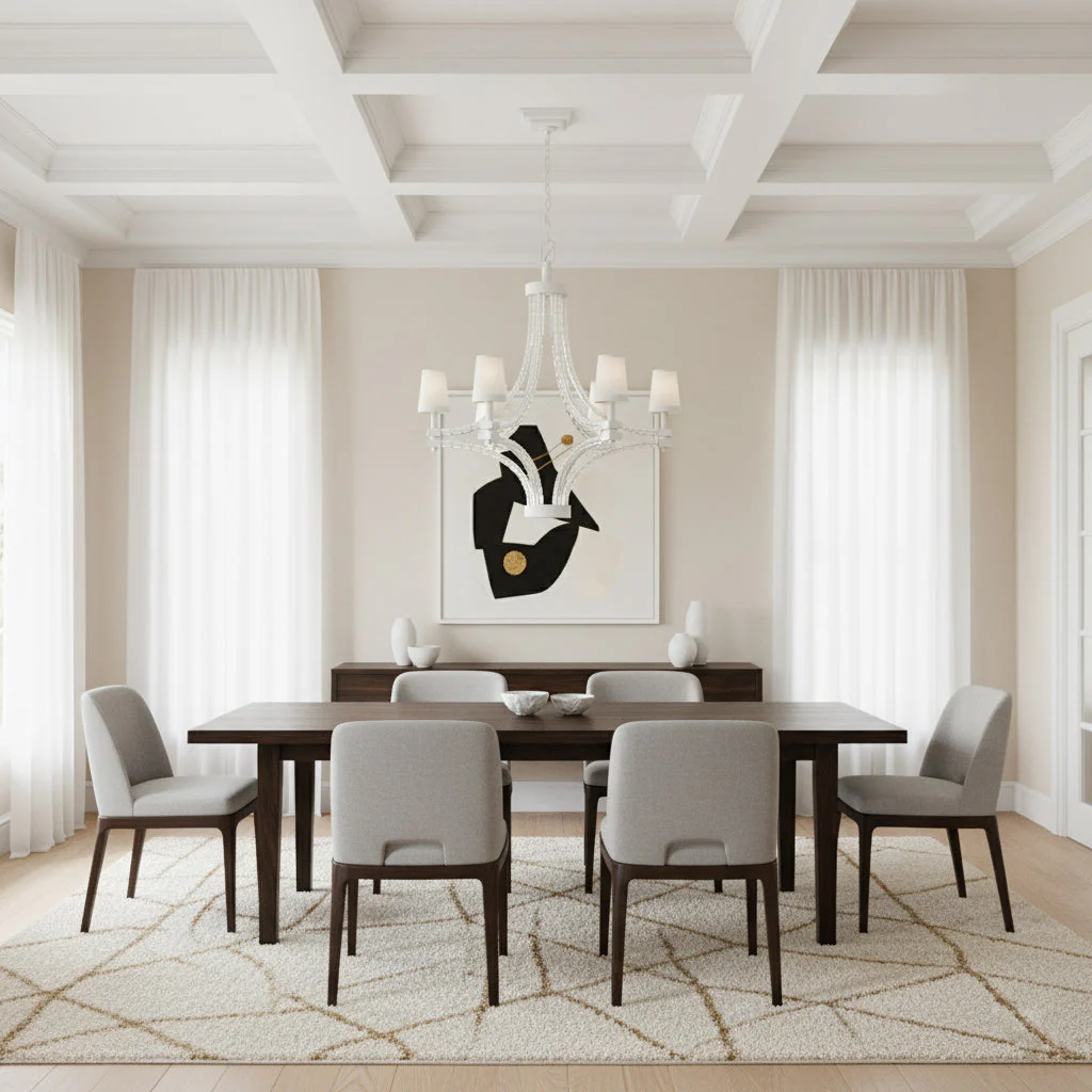 Lalume Contemporary Crystal Chandelier - Image 8