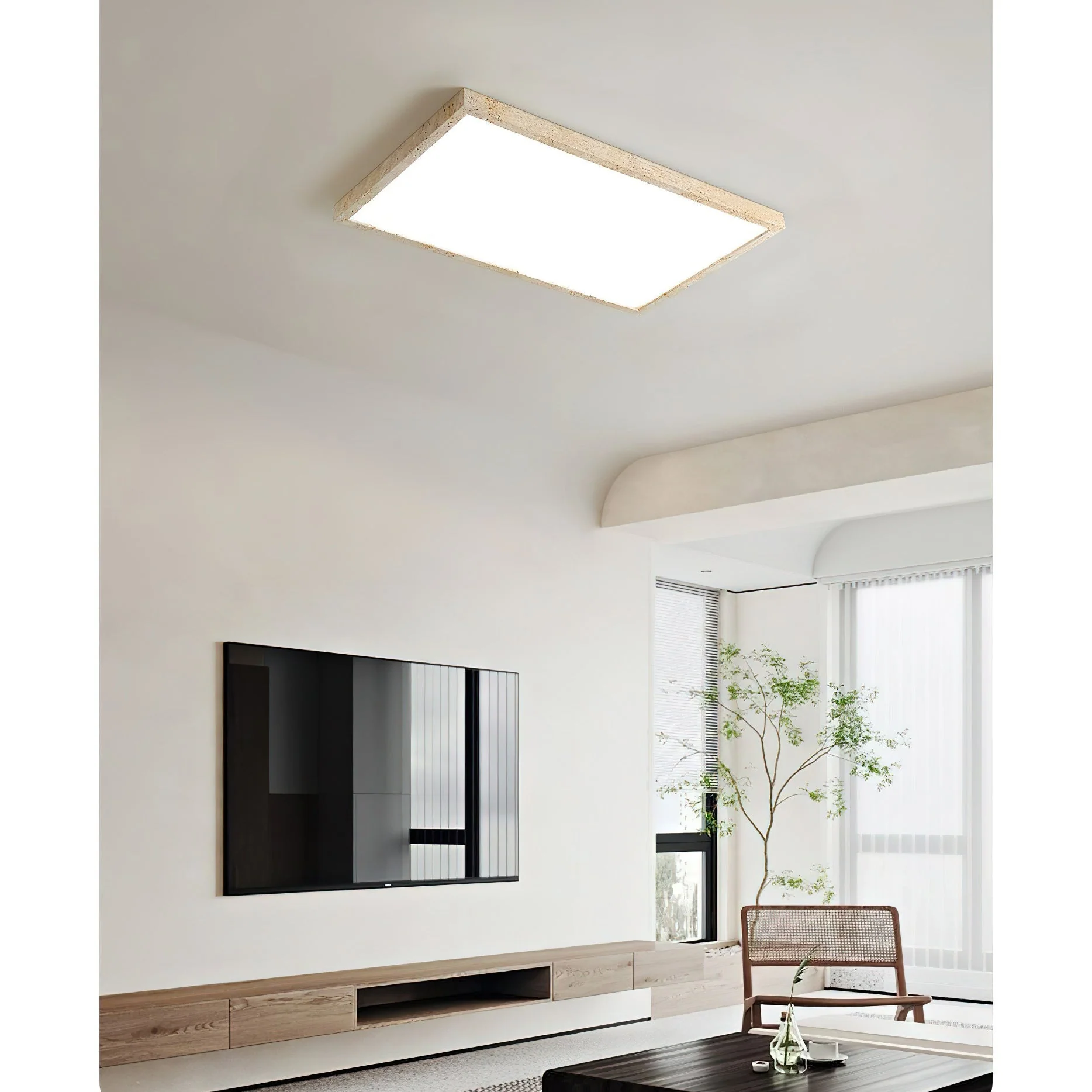 Lampy Wabi-Sabi Travertine Ceiling Light - Image 11