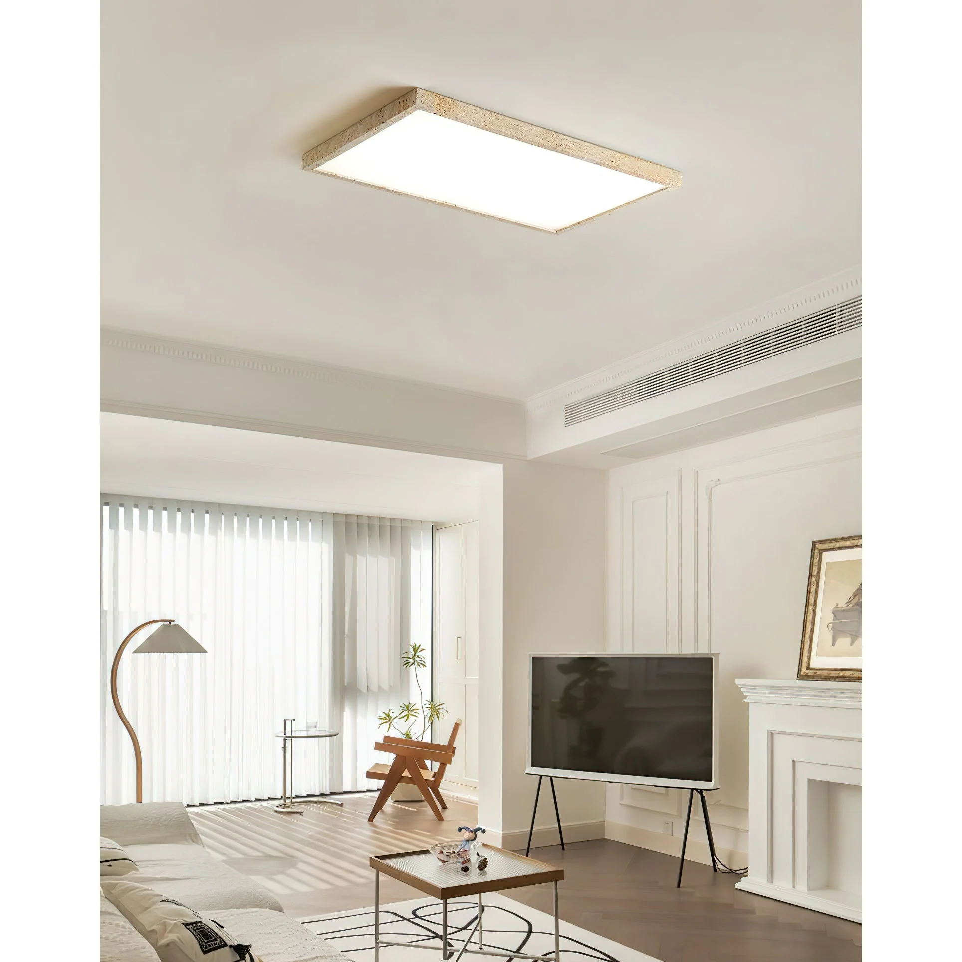 Lampy Wabi-Sabi Travertine Ceiling Light - Image 13