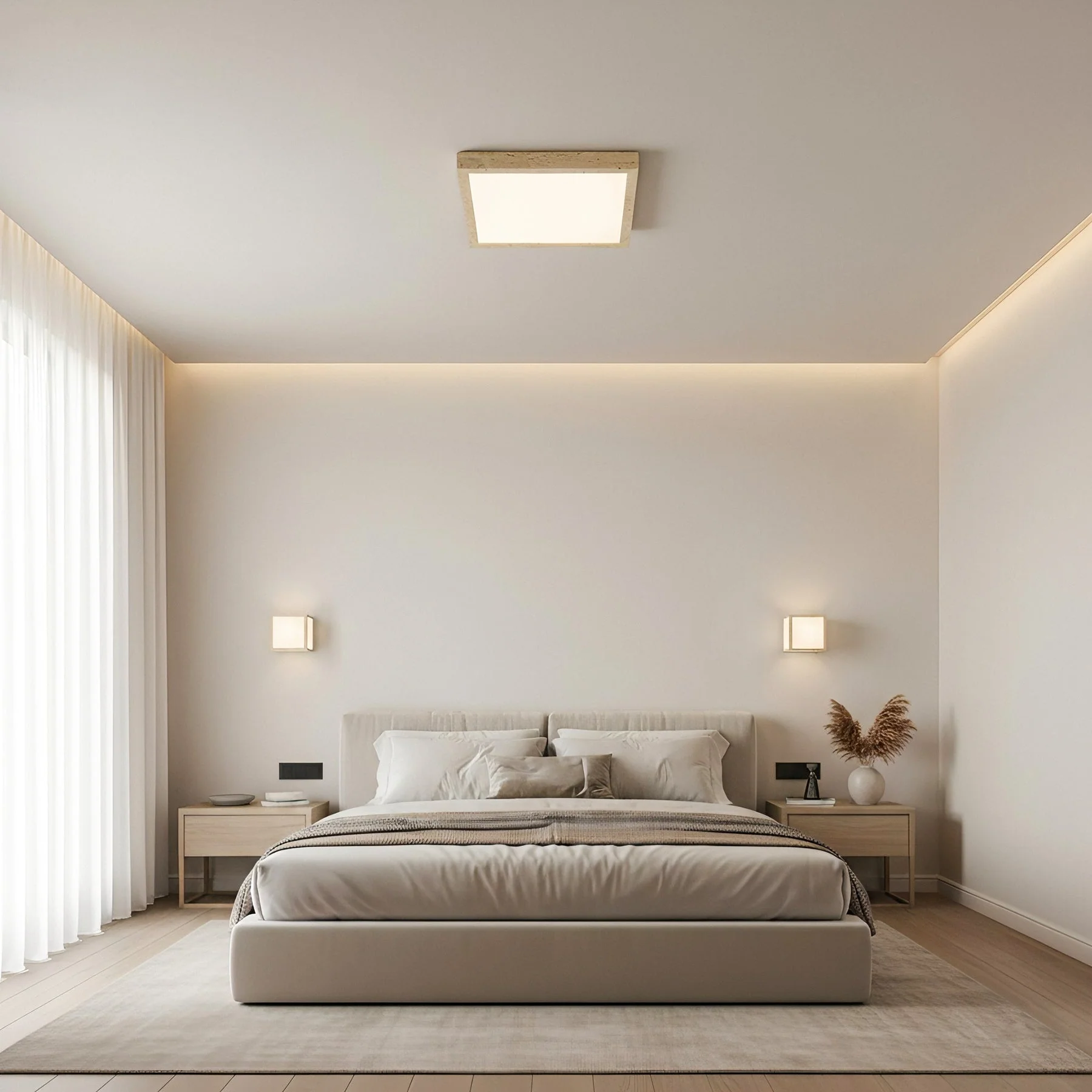 Lampy Wabi-Sabi Travertine Ceiling Light - Image 3