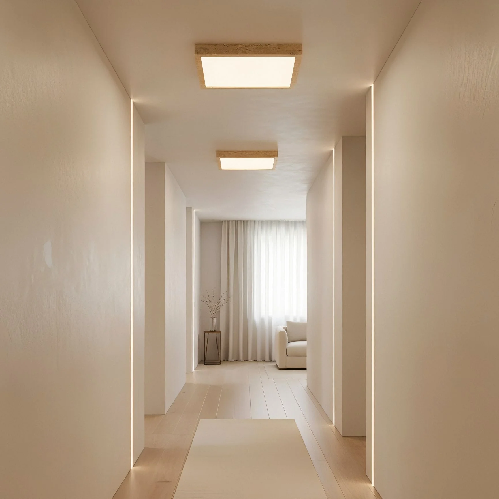 Lampy Wabi-Sabi Travertine Ceiling Light - Image 4