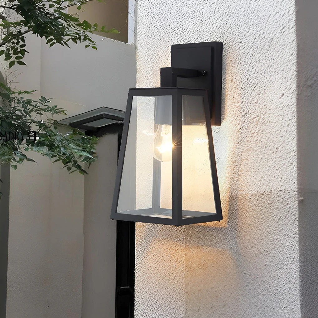 Larissa Trapezoidal LED Vintage Outdoor Wall Light