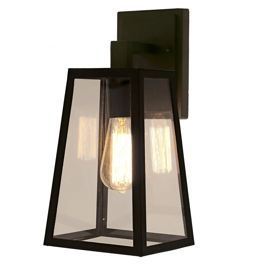 Larissa Trapezoidal LED Vintage Outdoor Wall Light - Image 6