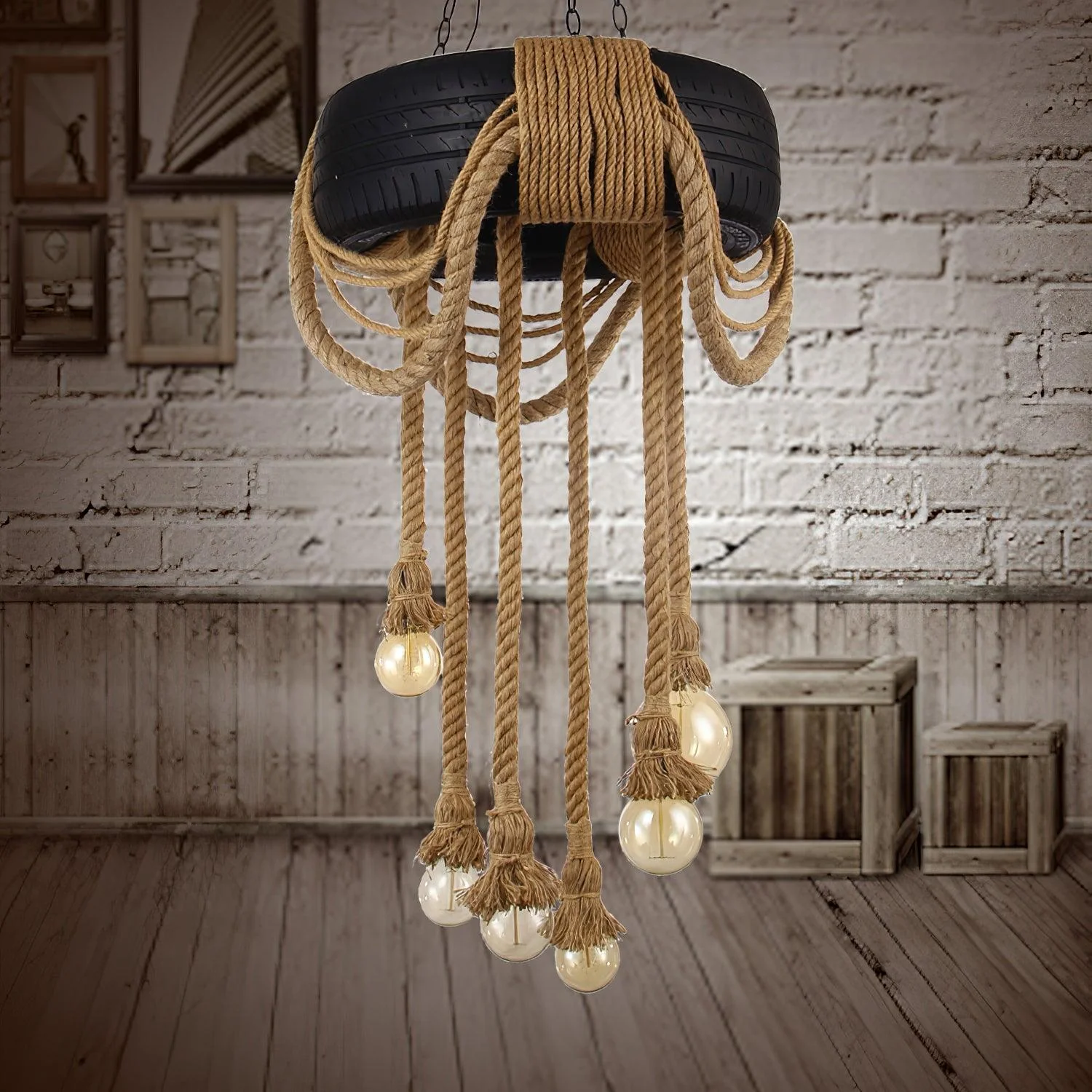 Larry Industrial Chandelier - Image 2
