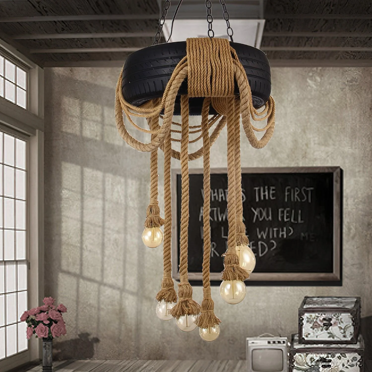 Larry Industrial Chandelier - Image 3