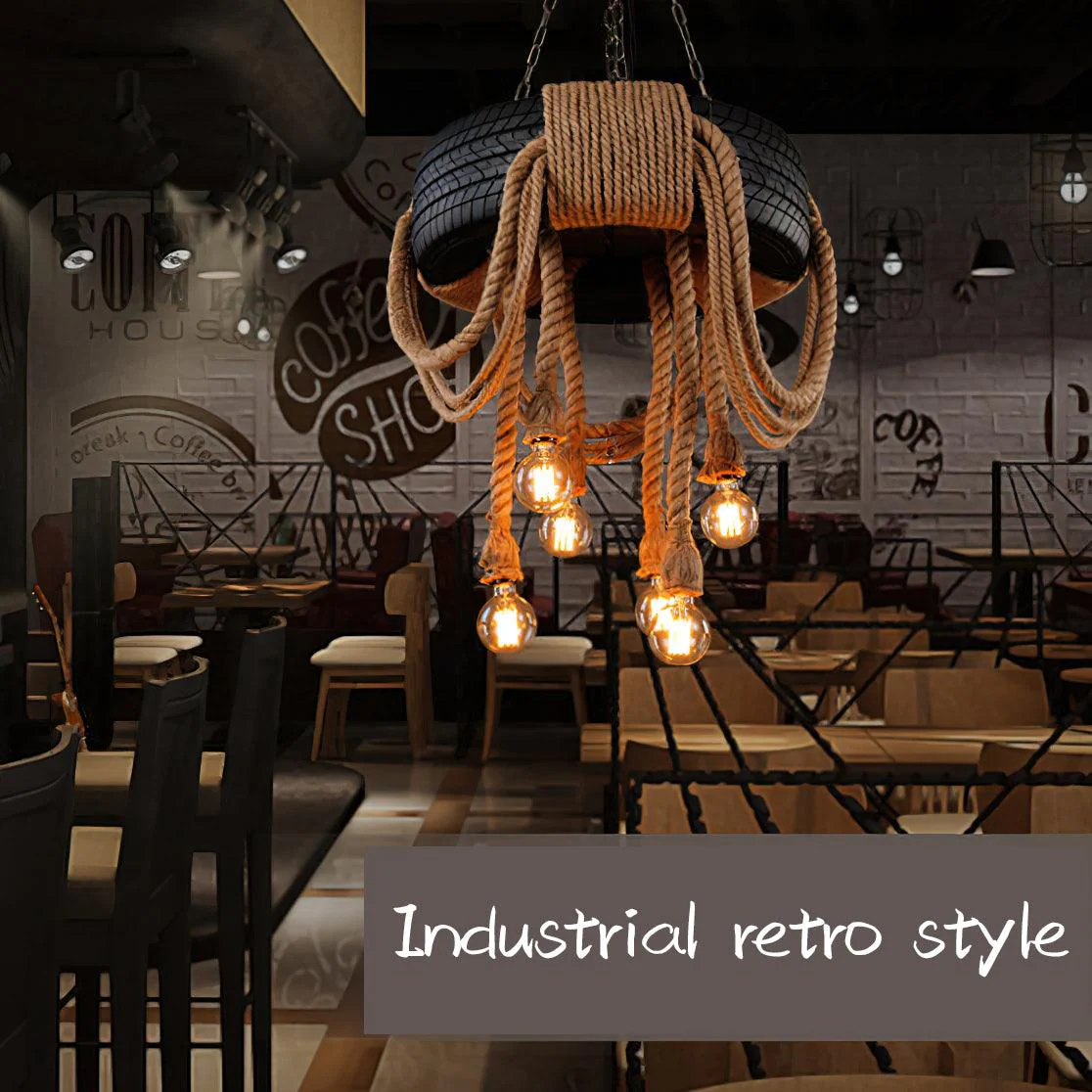 Larry Industrial Chandelier - Image 5