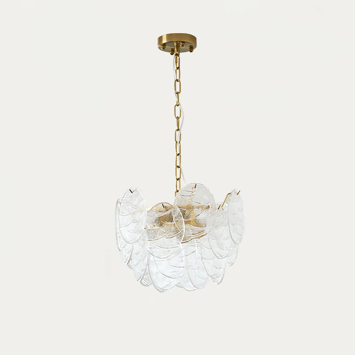 Leaf Vintage Glass Chandelier - Image 12