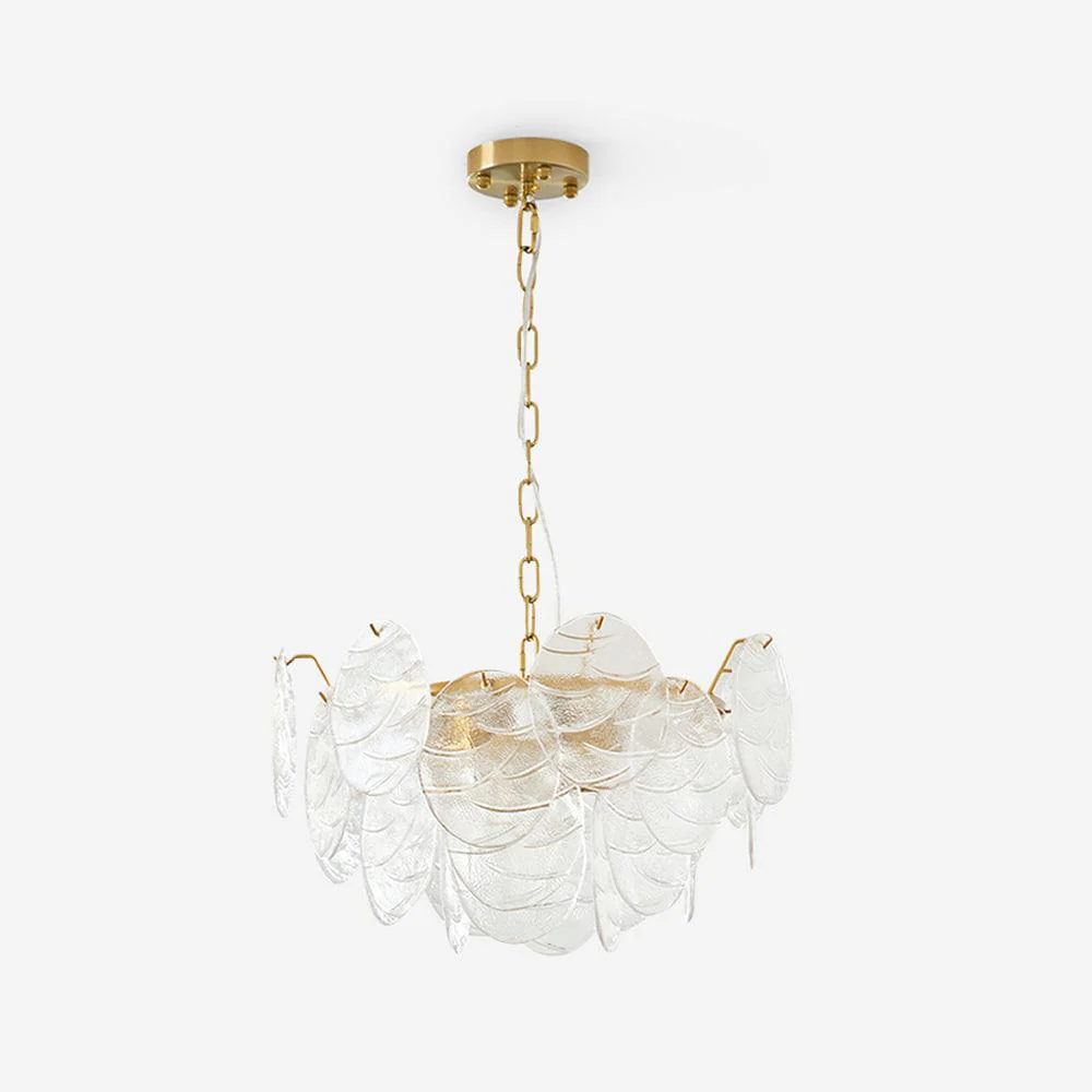Leaf Vintage Glass Chandelier - Image 17