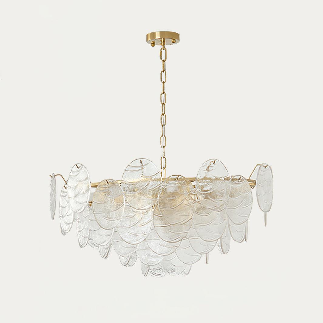 Leaf Vintage Glass Chandelier - Image 19