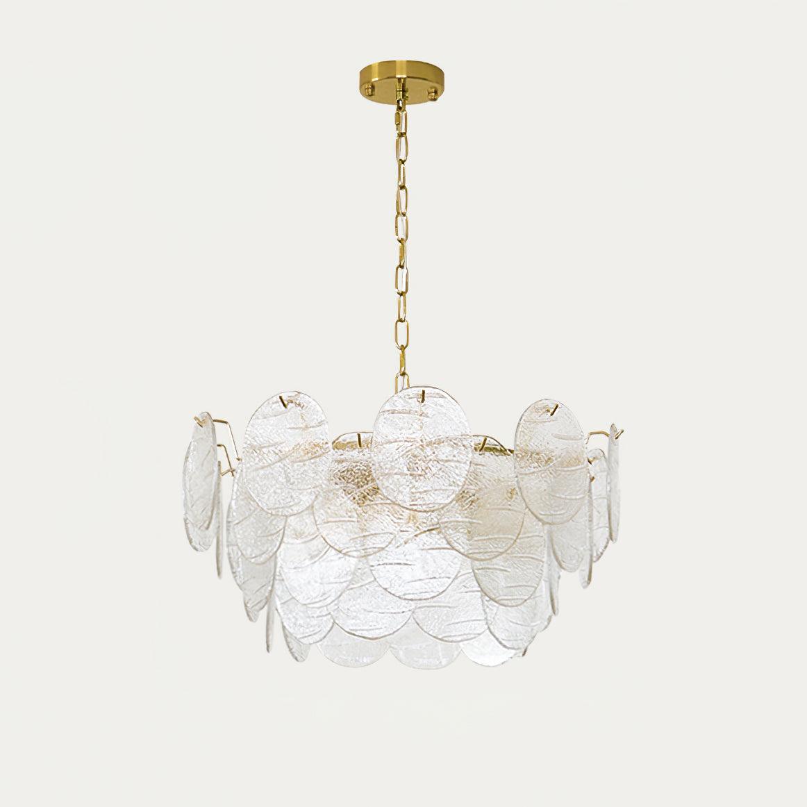 Leaf Vintage Glass Chandelier - Image 27