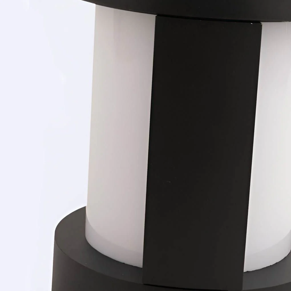 Leann Cylindrical LED Bollard Outdoor Pathway Light - Image 2
