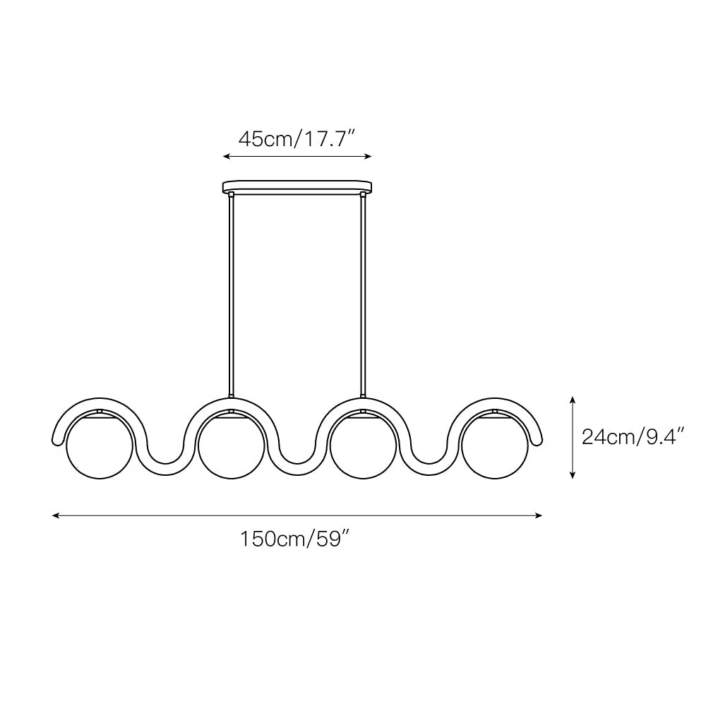 Lenox Linear Chandelier - Image 6