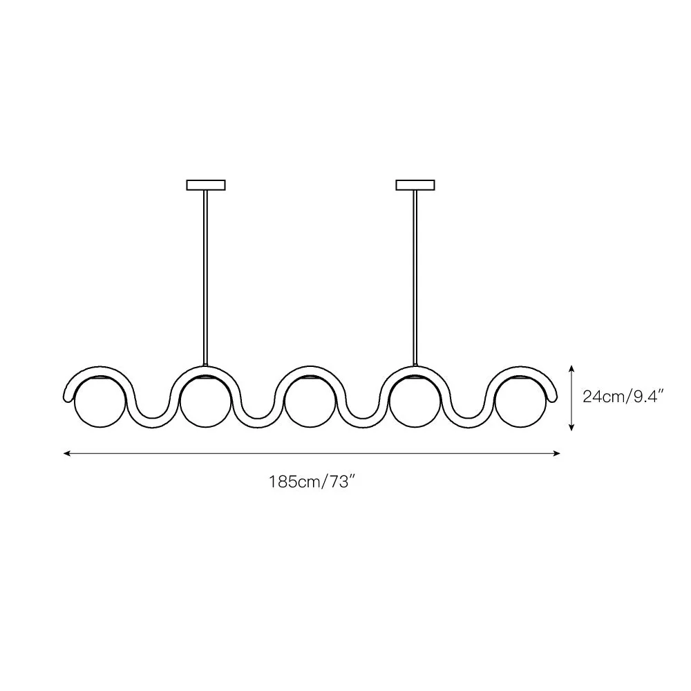 Lenox Linear Chandelier - Image 7