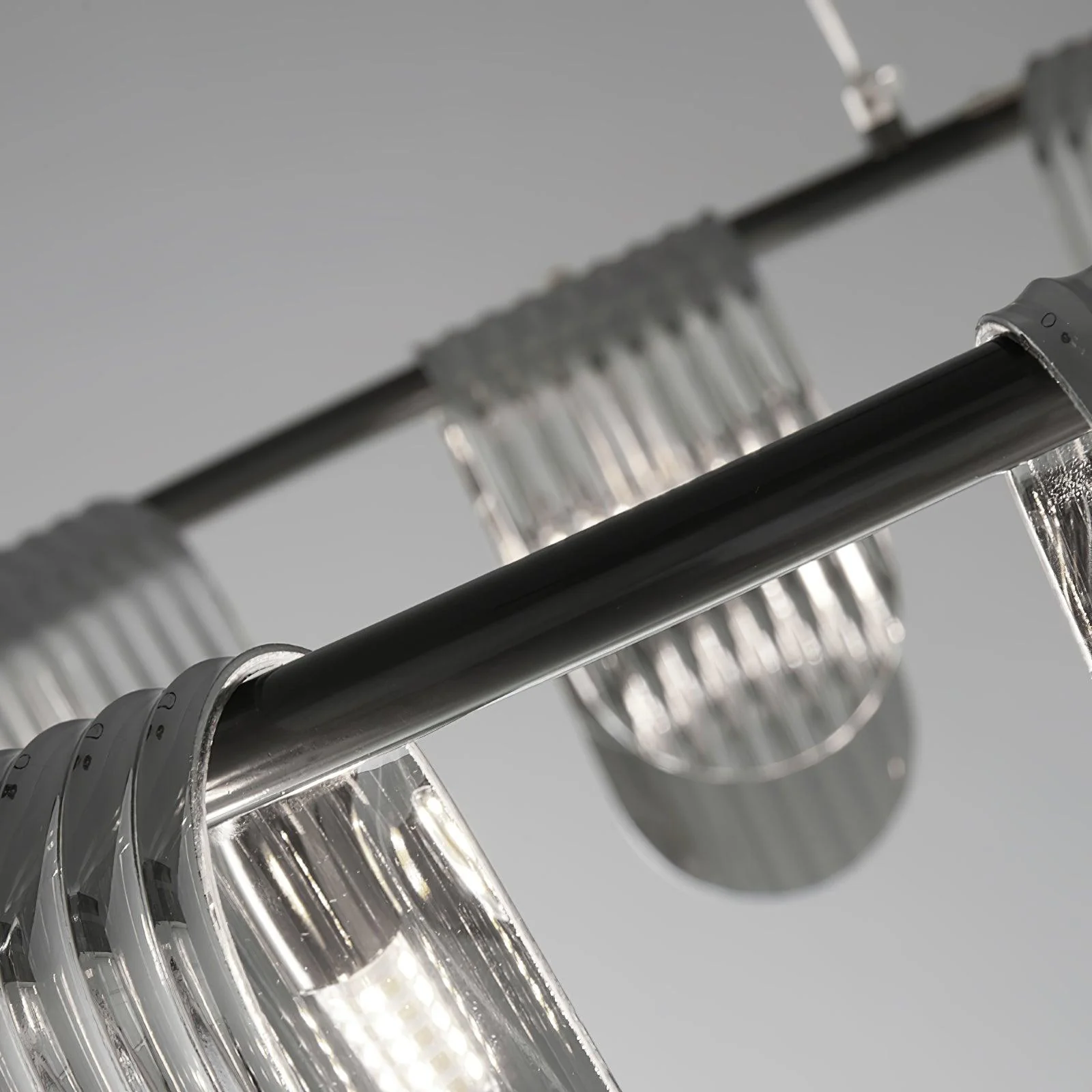 Leo Modern Glass Chandelier - Image 2