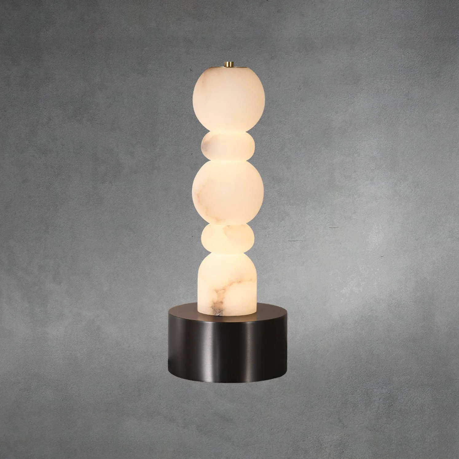 Lila Minimalist Alabaster Table Lamp - Image 9