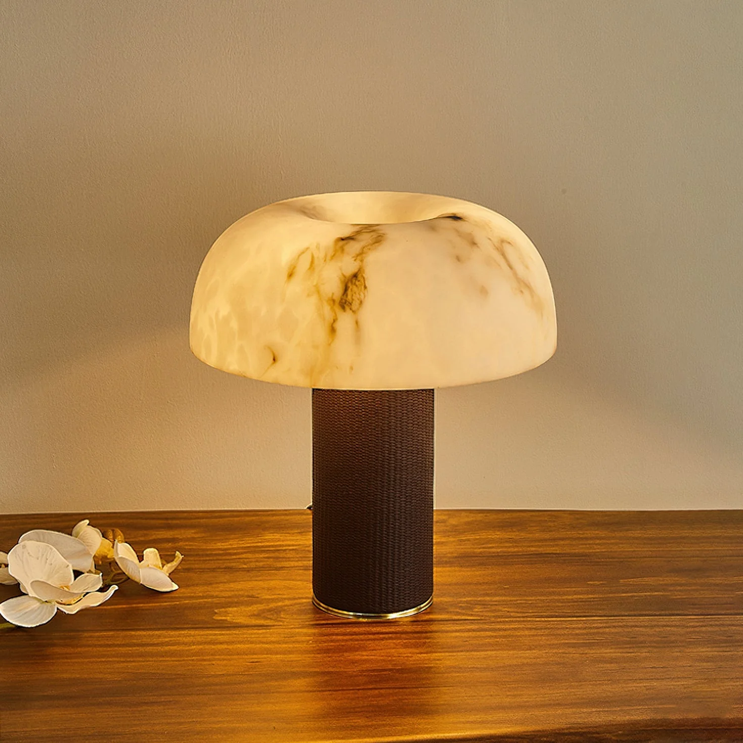 Lila Modern Marble Table Lamp - Image 4