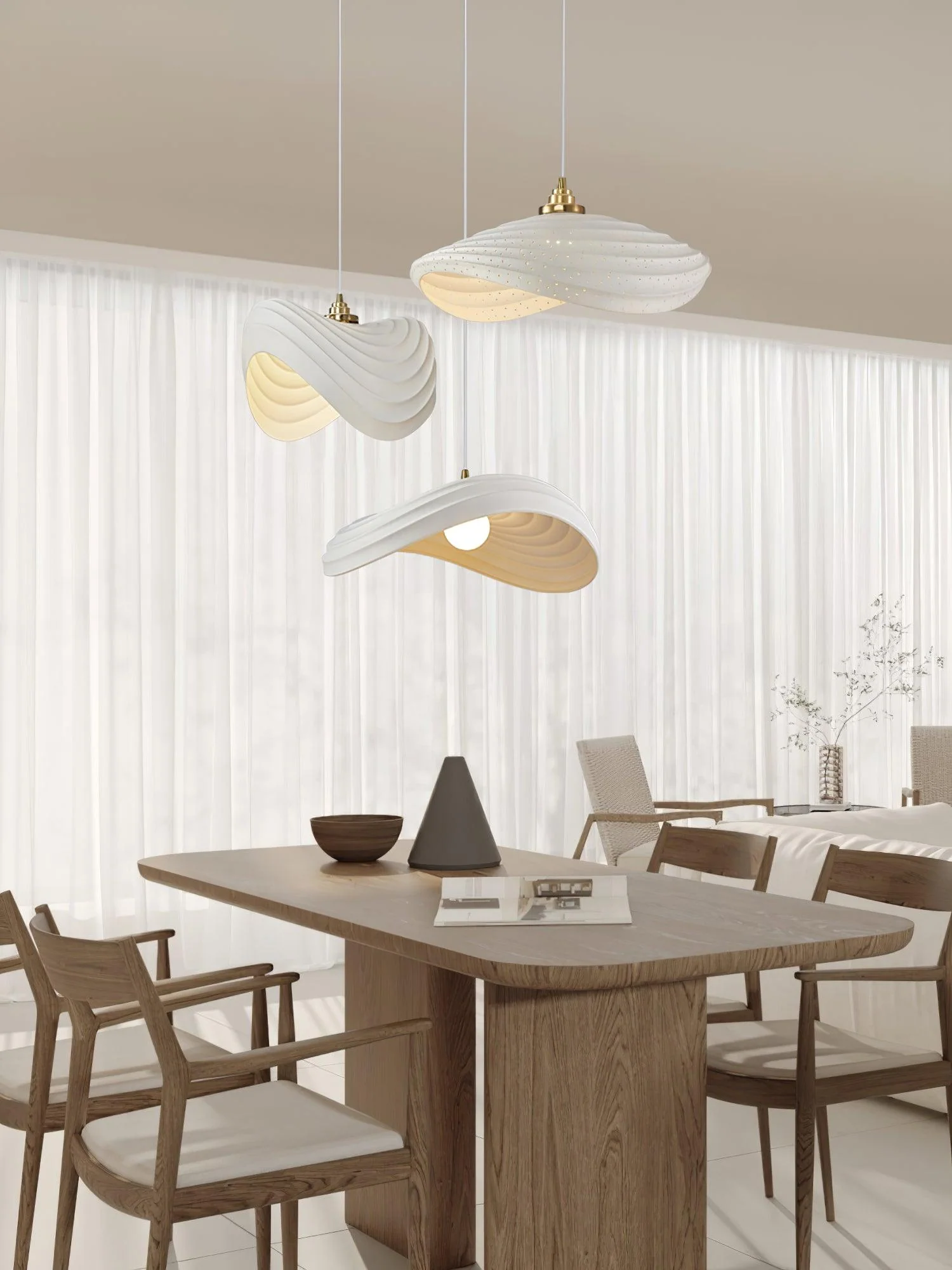 Lila Modern Resin Pendant Light - Image 19
