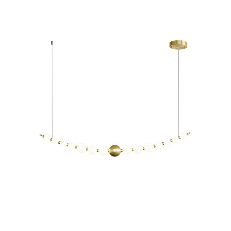 Linea Contemporary Brass Pendant Lamp - Image 36