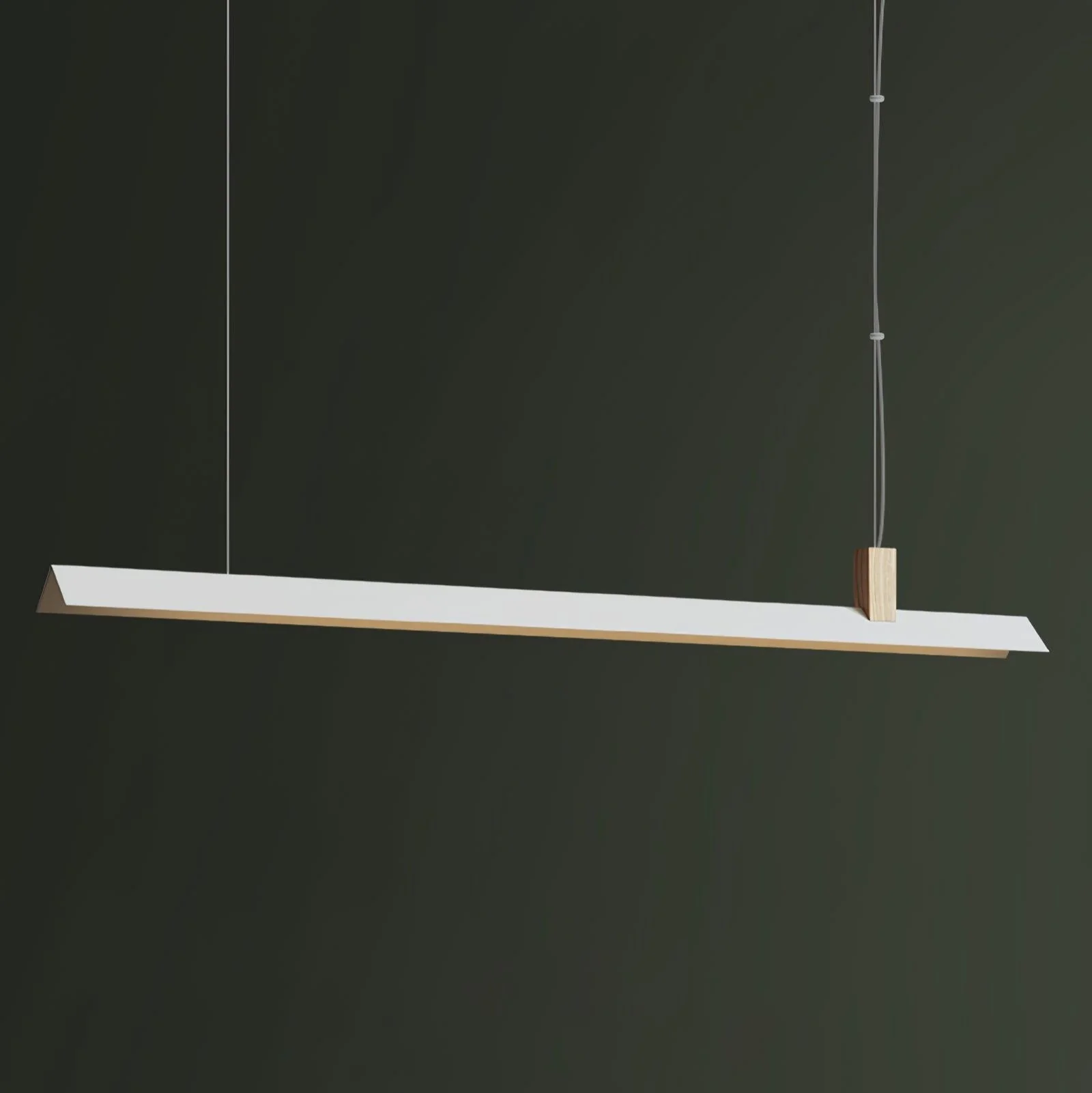 Linea Minimalist Wooden Pendant Light - Image 11