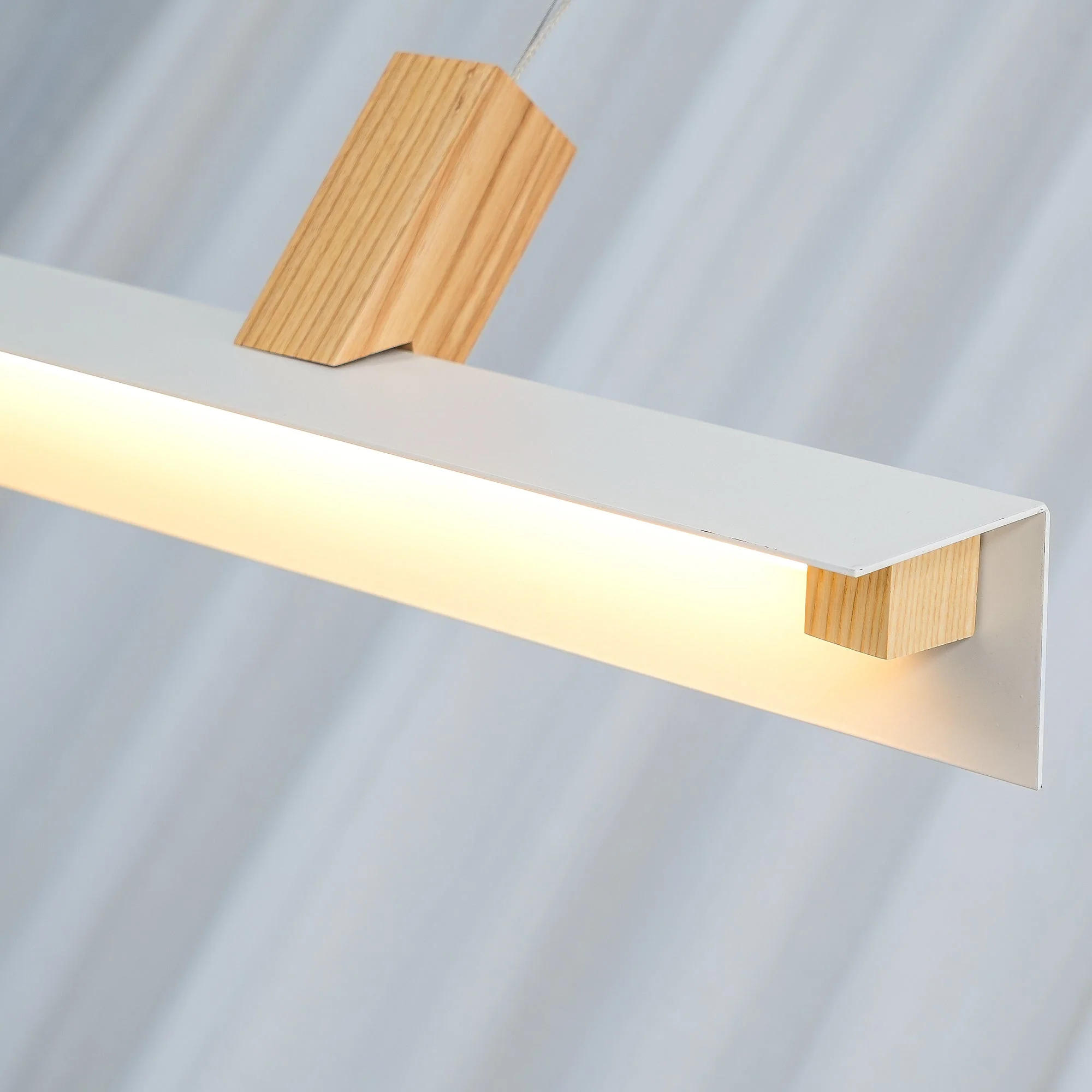 Linea Minimalist Wooden Pendant Light - Image 14