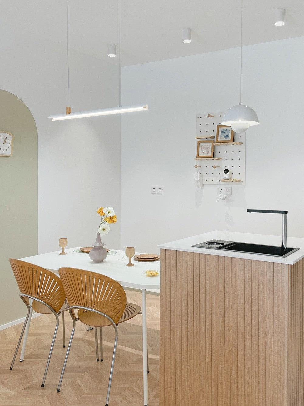 Linea Minimalist Wooden Pendant Light - Image 8