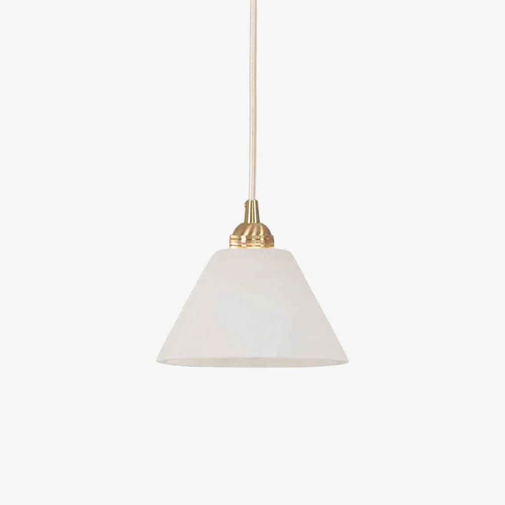 Liora Minimalist Alabaster Pendant Light - Image 11
