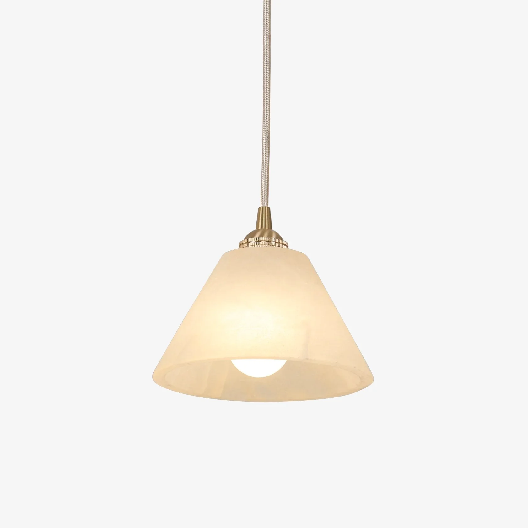 Liora Minimalist Alabaster Pendant Light - Image 13