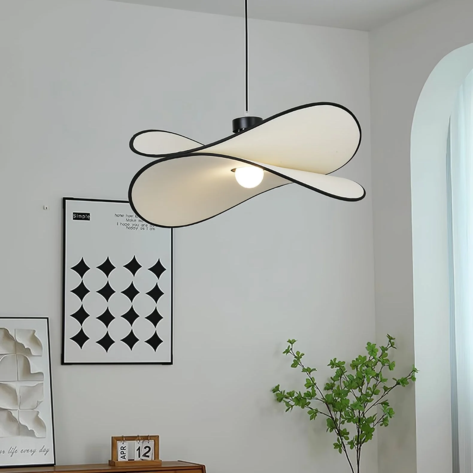 Lioran Fabric Artistic Pendant Lamp - Image 20