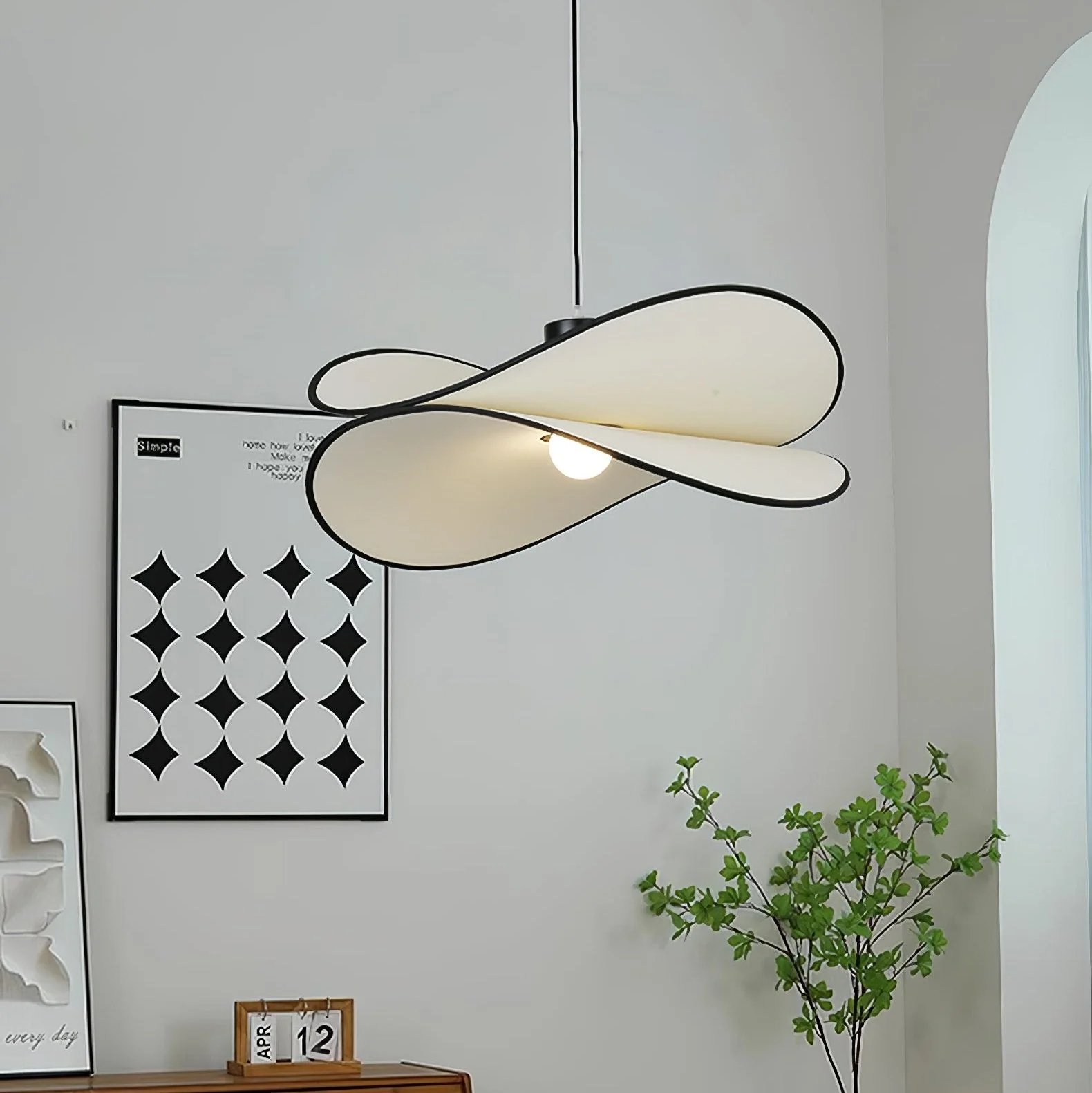 Lioran Fabric Artistic Pendant Lamp - Image 21