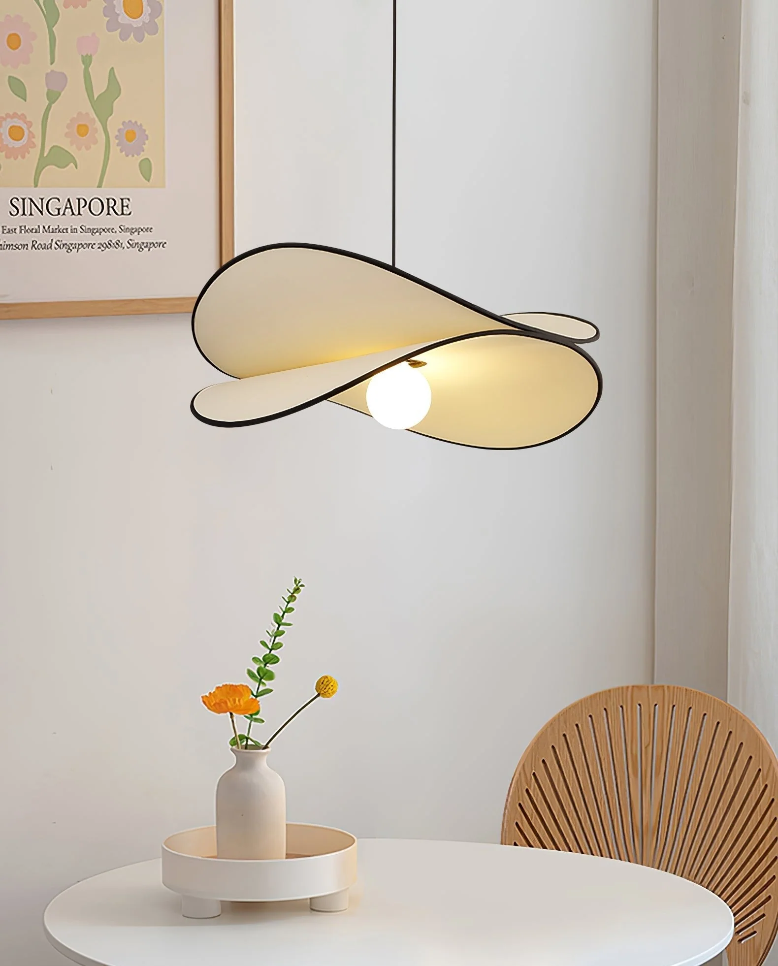 Lioran Fabric Artistic Pendant Lamp - Image 27