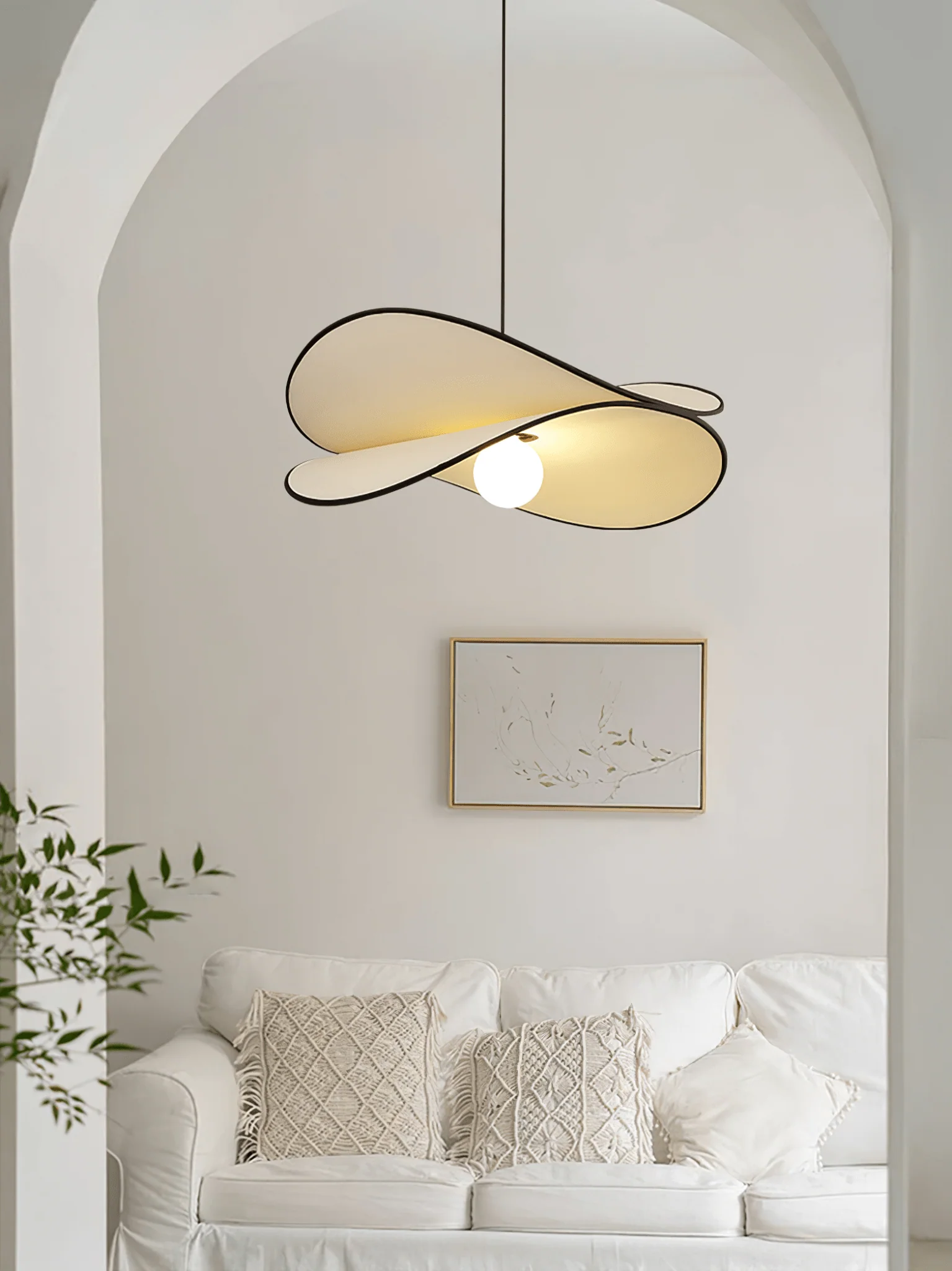 Lioran Fabric Artistic Pendant Lamp - Image 5