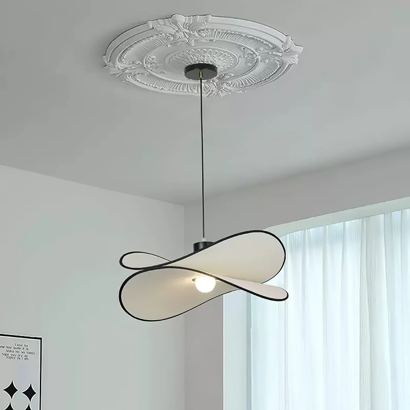 Lioran Fabric Artistic Pendant Lamp - Image 9