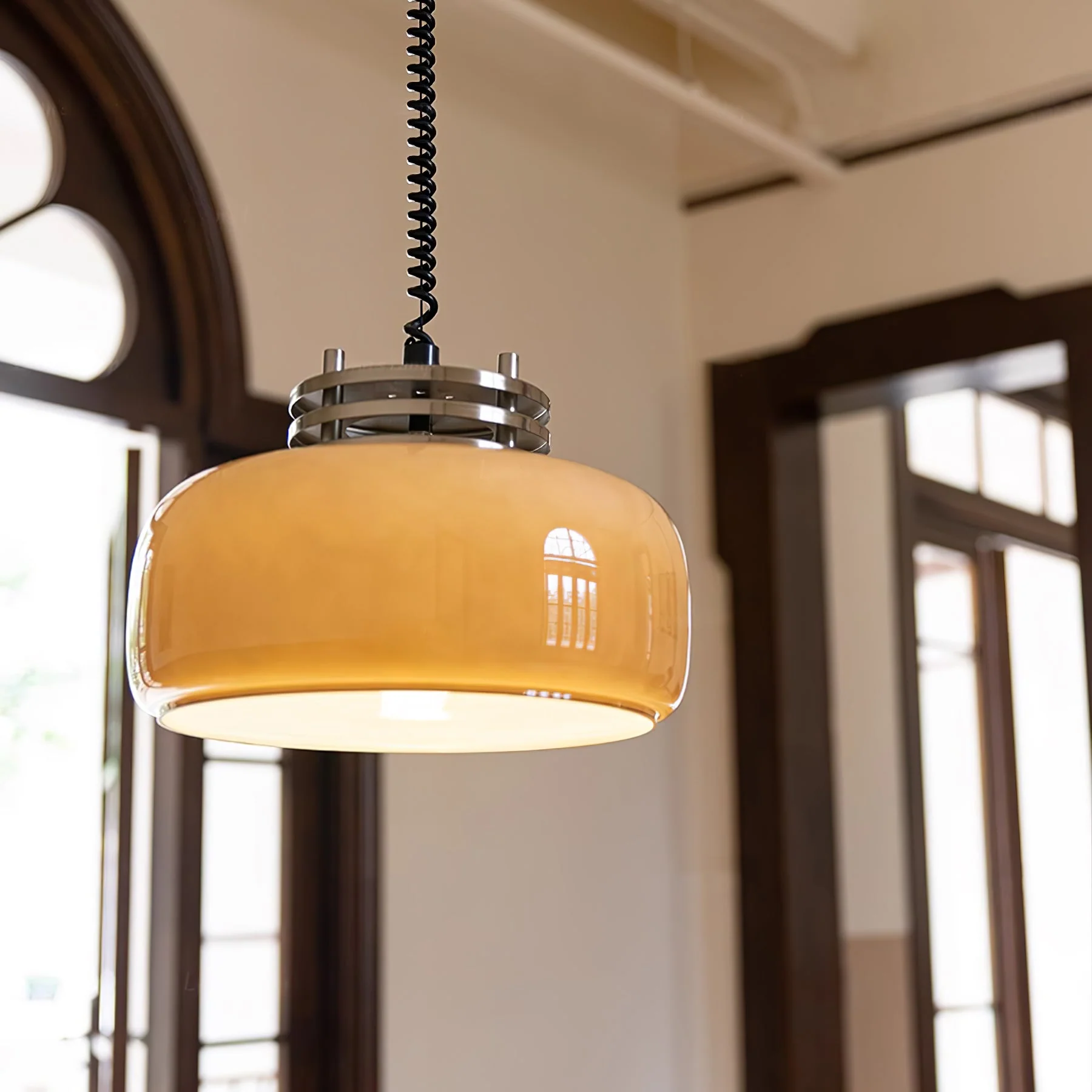 Liore Glass Industrial Pendant Lamp - Image 2