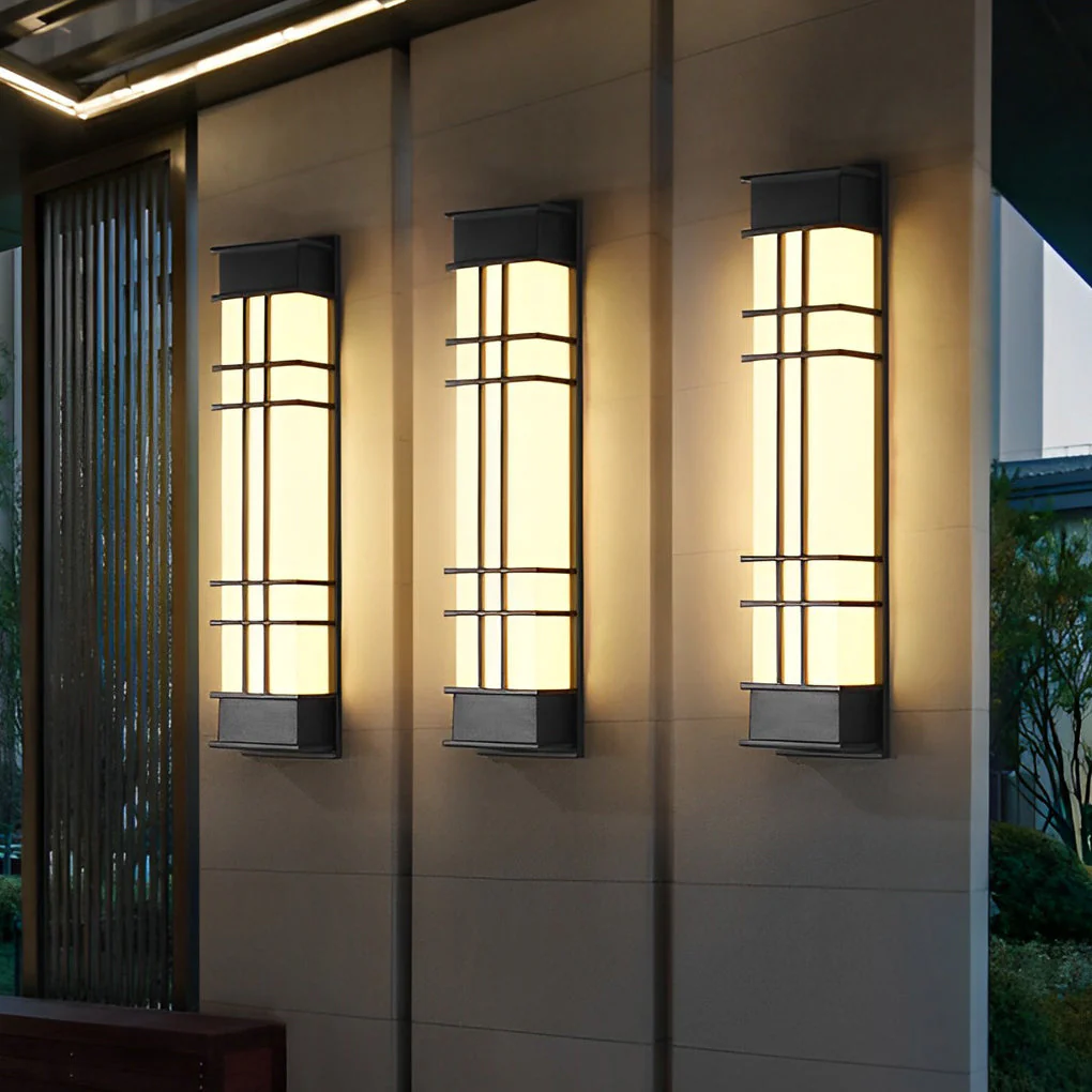 Loisa Retro Rectangular LED Traditional Outdoor Wall Lamp