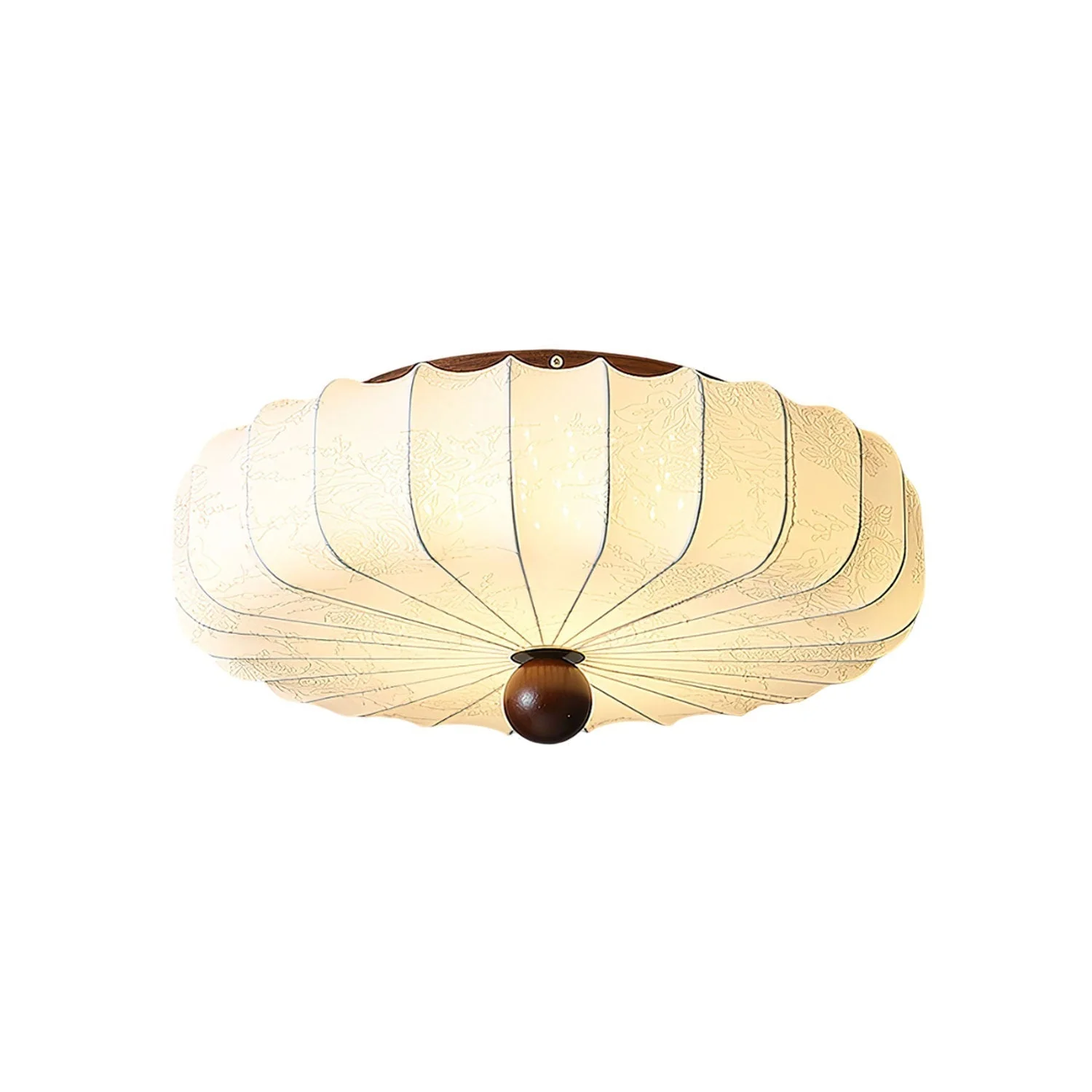 Lotus Fabric Fashion Ceiling Light - Image 3