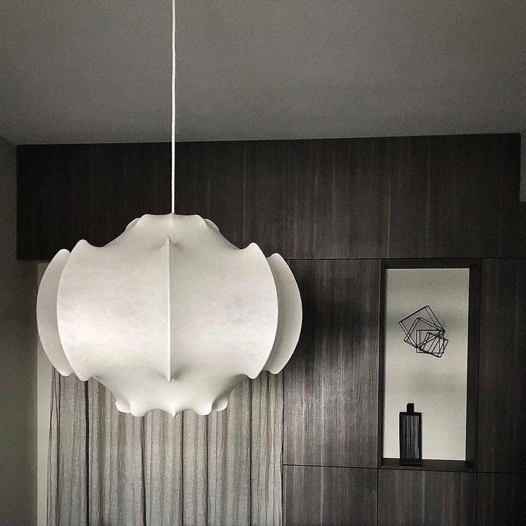 Lotus Minimalist Silk Pendant Lamp - Image 37