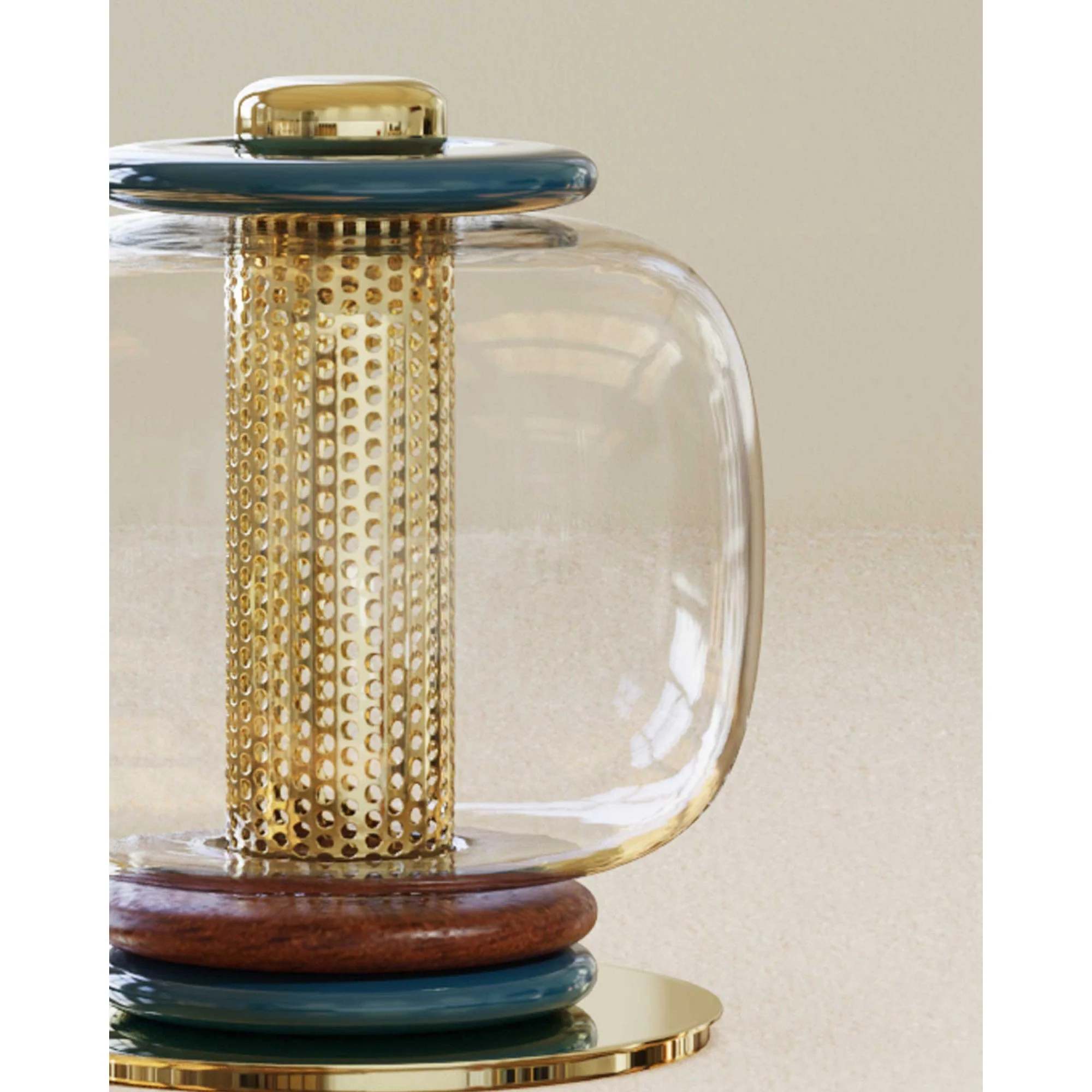 Loulou Modern Glass Table Lamp - Image 10