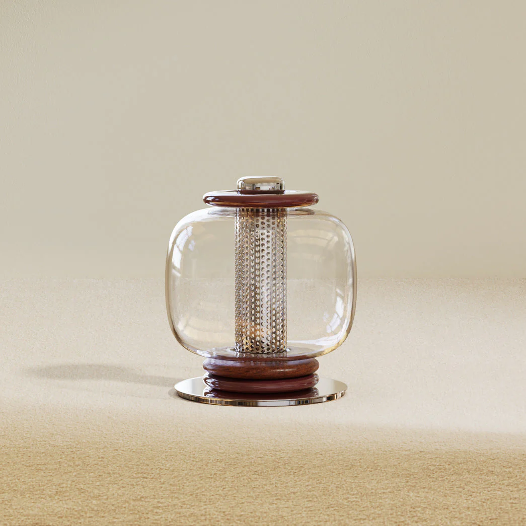 Loulou Modern Glass Table Lamp - Image 2