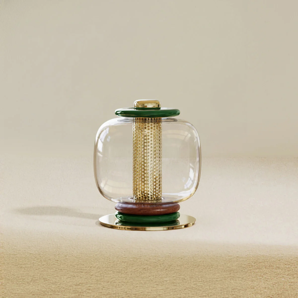 Loulou Modern Glass Table Lamp - Image 4