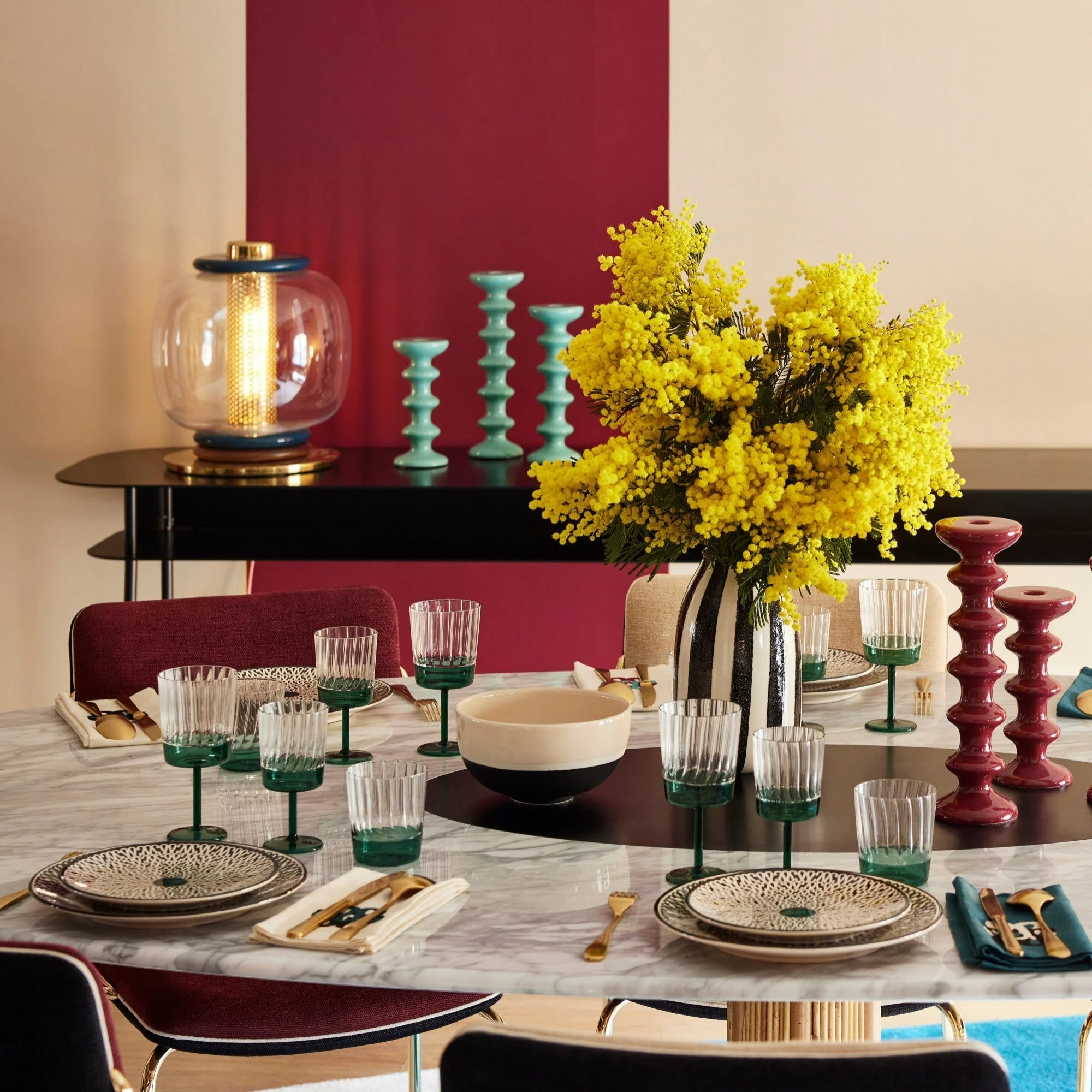 Loulou Modern Glass Table Lamp - Image 5