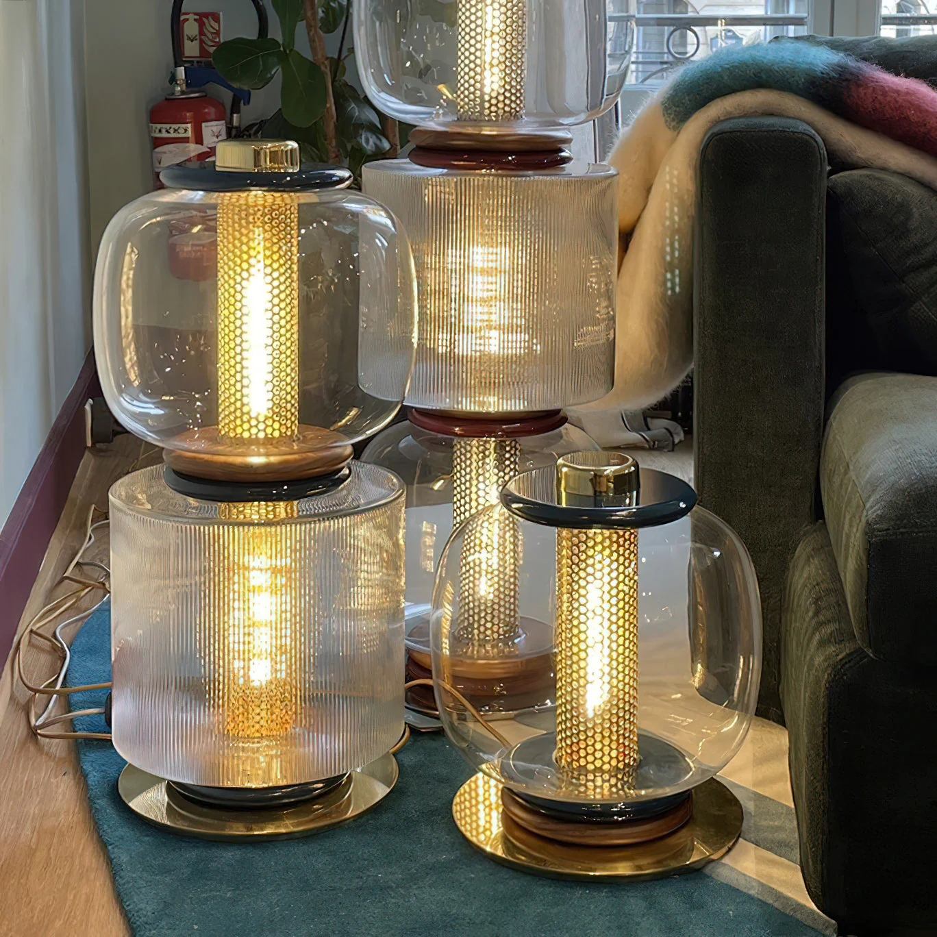 Loulou Modern Glass Table Lamp - Image 7