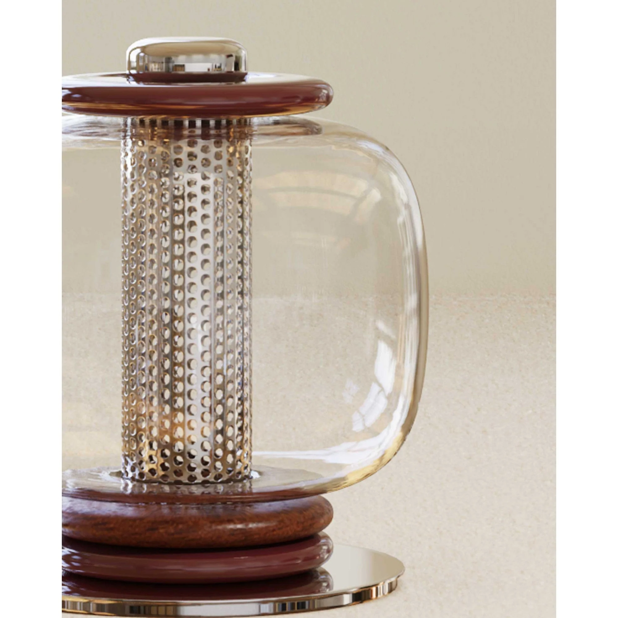 Loulou Modern Glass Table Lamp - Image 9
