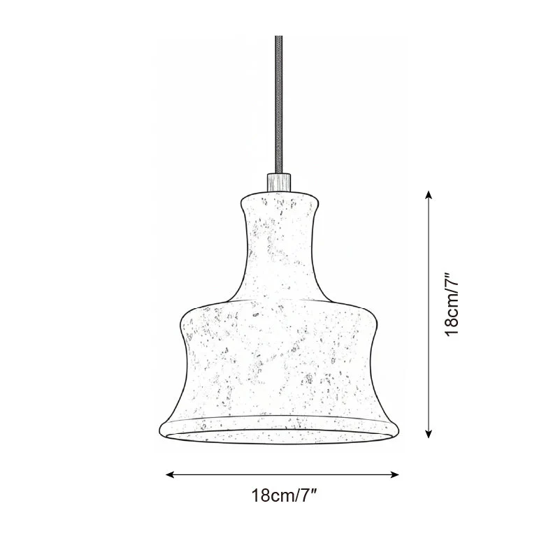 Loxis Artistic Travertine Pendant Lamp - Image 10