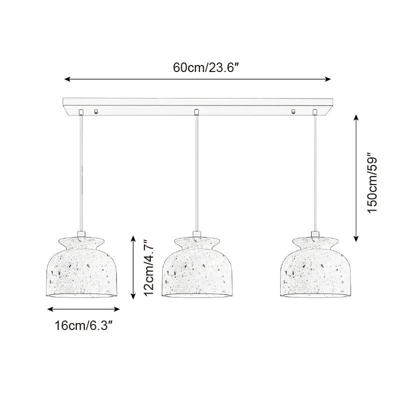 Loxis Artistic Travertine Pendant Lamp - Image 12