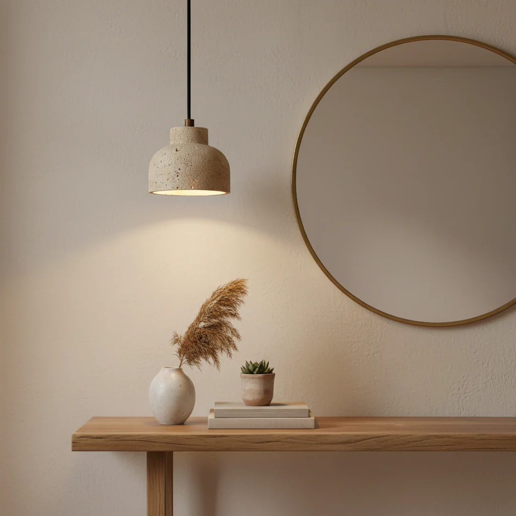 Loxis Artistic Travertine Pendant Lamp - Image 22
